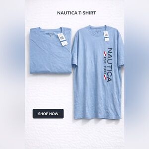 Nautica Light Blue Short Sleeve Tee